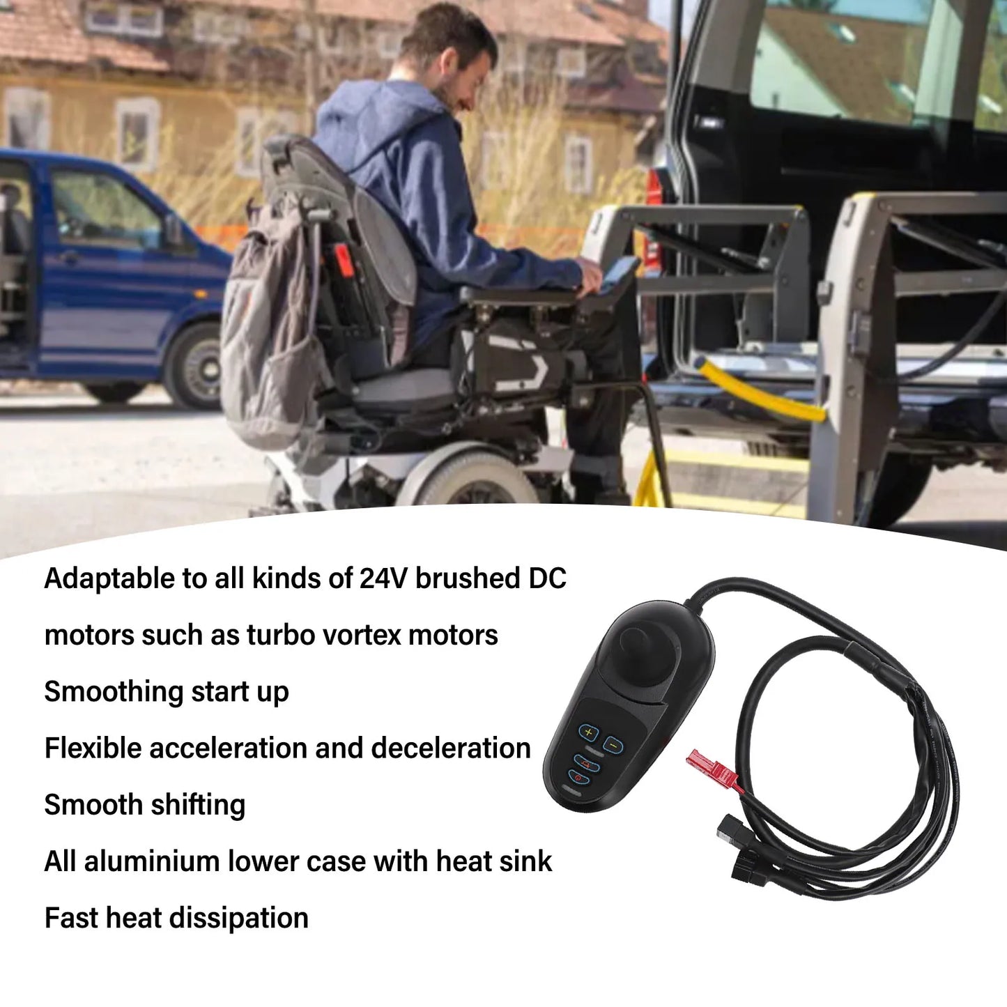 24V Universal Electric Wheel Chair Joystick Controller For Electric Wheelchairs,Intelligent Robots Amusement Equipment